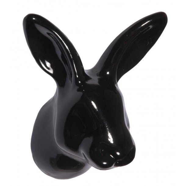 Bunny Wall Hook - black