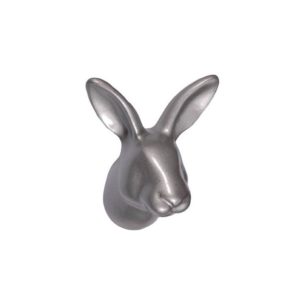 Bunny Wall Hook - silver