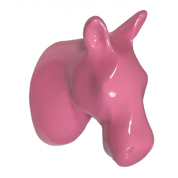 Horse Wall Hook - pink