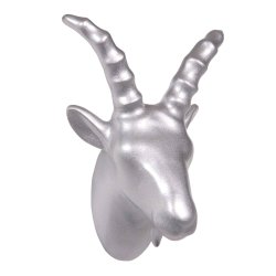 Billy Goat Wall Hook - silver