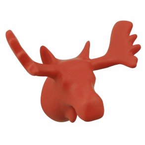 Moose Wall Hook - matt coral