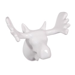Moose Wall Hook - white