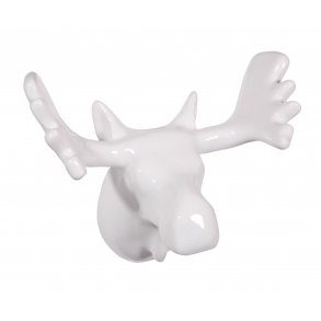 Moose Wall Hook - white