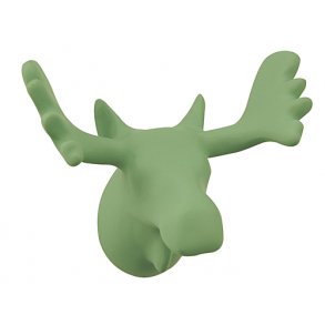 Moose Wall Hook - matt vintage green