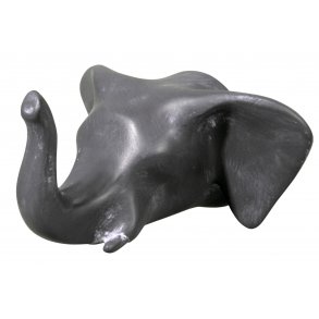 Elephant Wall Hook - matt cement grey