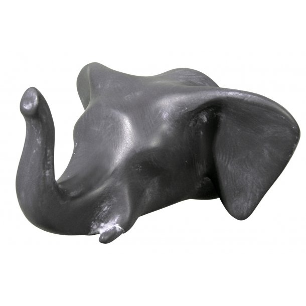 Elephant Wall Hook - matt cement grey