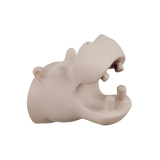 Hippo Wall Hook - matt sand