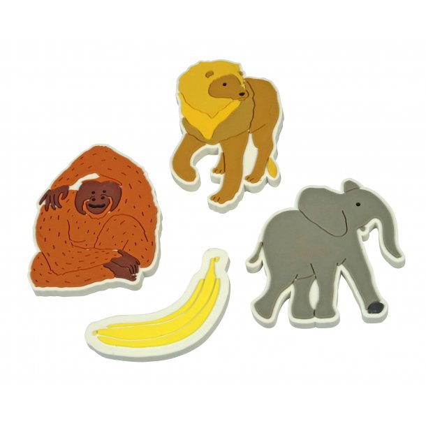 Magnets set/4 - tropical