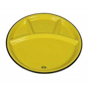 Fondue Plate - yellow