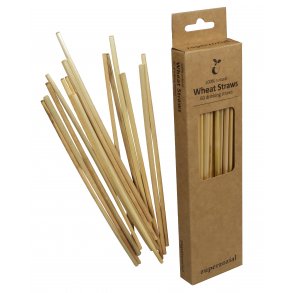 Wheat Straws, compostable set/60