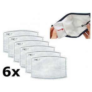 Aktivt Kulfilter pk/6 brnestrrelse