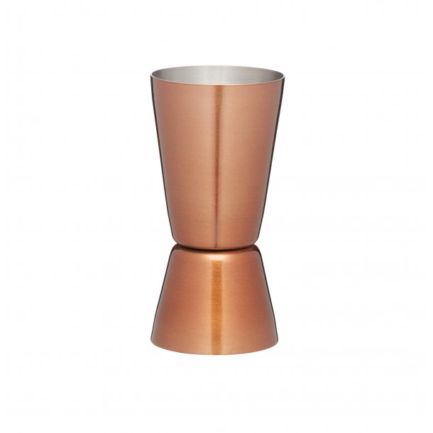 Dual Measure Cup 25/50ml. - copper finish