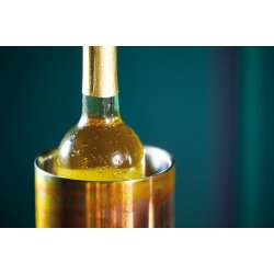 Double Walled Wine Cooler - copper finish