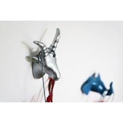 Billy Goat Wall Hook - silver