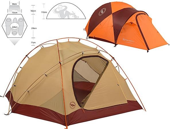 Big agnes clearance 3 person tent