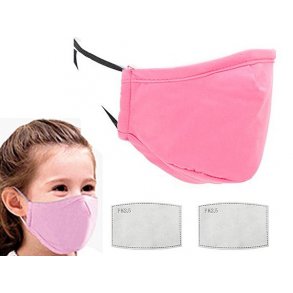 Brne mundbind pink / 2 x kulfilter