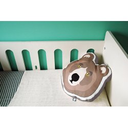 Kids Cushion - brown bear
