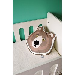 Kids Cushion - brown bear