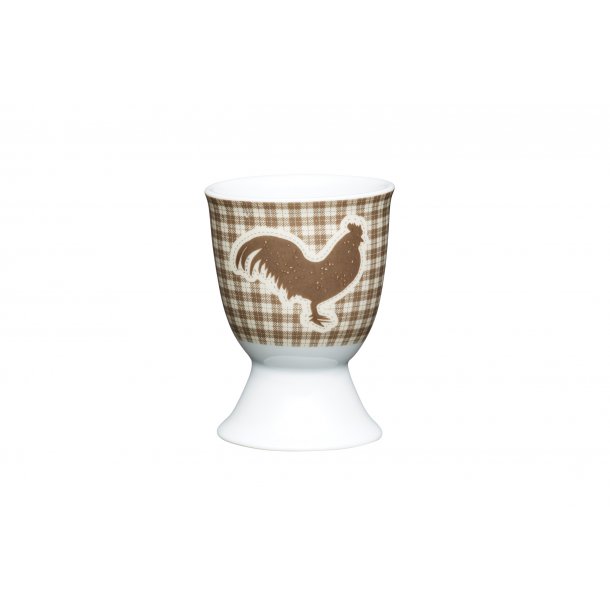 Porcelain Egg Cup - textured hen