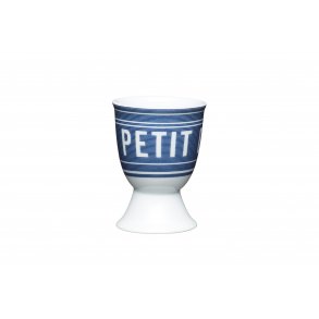 Porcelain Egg Cup - textured petit dejeuner