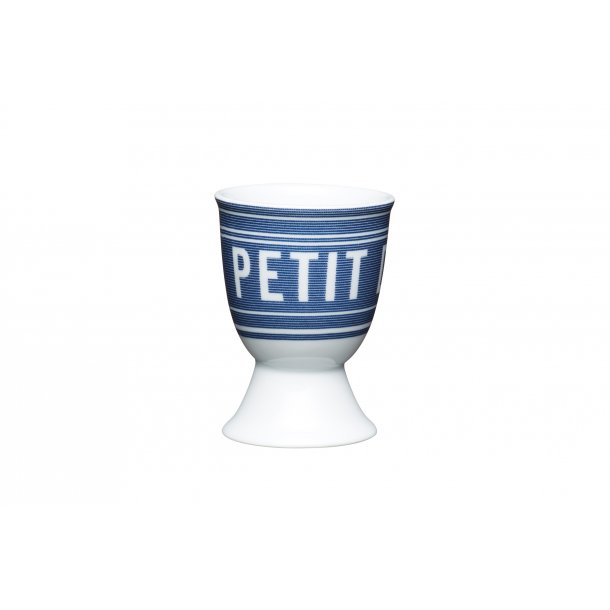 Porcelain Egg Cup - textured petit dejeuner