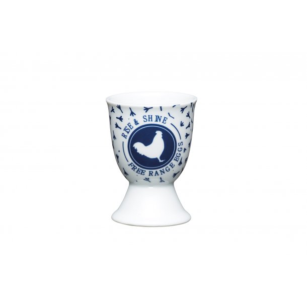 Porcelain Egg Cup - traditional blue hen