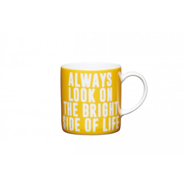 Porcelain Espresso Cup - always look...