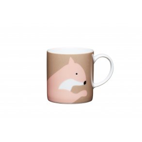 Porcelain Espresso Cup - squirrel