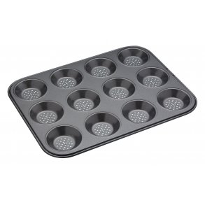 Crusty Bake non-stick Shallow Baking Pan - 12 hole