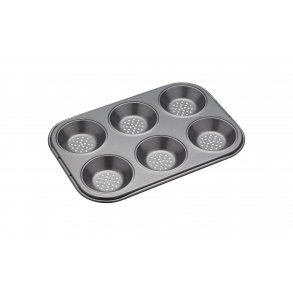 Crusty Bake non-stick Shallow Baking Pan - 6 hole