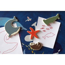 Magnets set/4 - ocean