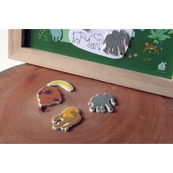 Magnets set/4 - tropical