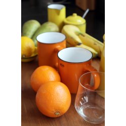 Tea/Coffee Mug - funky orange