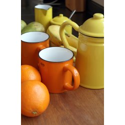 Tea/Coffee Mug - funky orange