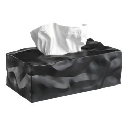 WIPY II Tissue Box Cover - black