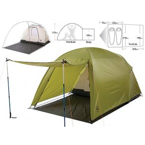 Wyoming Trail Camp - 2 personer + footprint