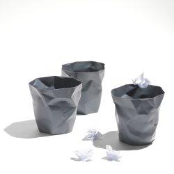 BIN BIN Paperbasket - graphite grey