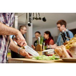 Santoku kniv 18 cm. / Type 301 - Design F.A. Porsche