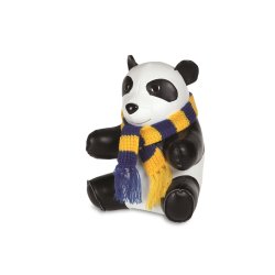 Knitted Scarf blue/yellow - large 44 cm