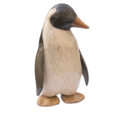 Edo Bamboo Emperor Penguin DAD - painted 20 cm