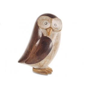 Edo Bamboo Owl - painted
